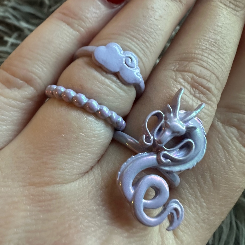 Spirited Away Ring Set ☁️ 🐉